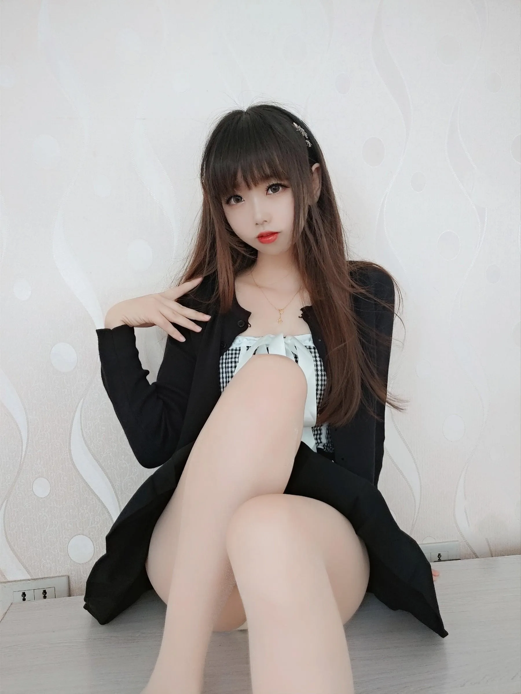 雪琪SAMA – Vol.06 肉丝连衣裙 [35P]插图1